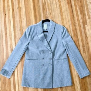 Sophie Grace Gray Double-Breasted Blazer